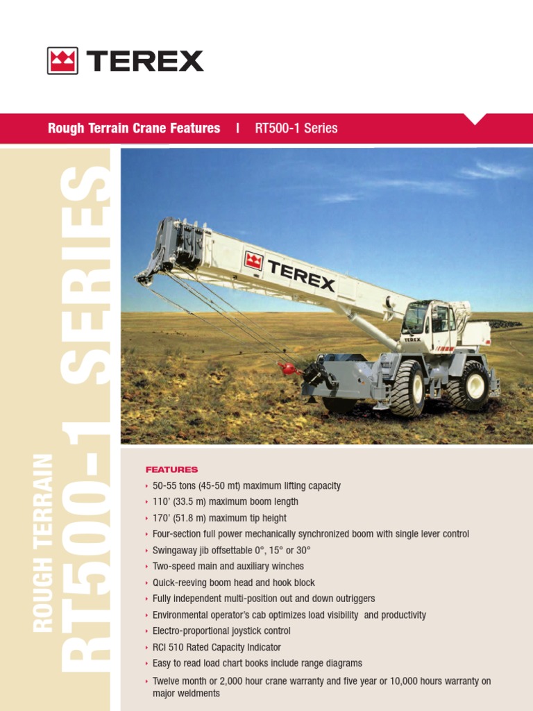 Folleto de Caracteristicas Terex RT555-1.Pdf1226932346 | PDF