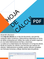 Hoja de Calculo