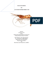 Stock Status Report For Gulf Of Maine Northern Shrimp – 2014 