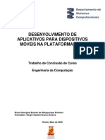 DESENVOLVIMENTO DE APLICATIVOS PARA DISPOSITIVOS MÓVEIS NA PLATAFORMA J2ME