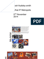 Josh Audsley-Smith What If? Metropolis 5 November 2014