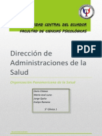 Administración Organizaciones de La Salud