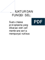 Struktur Dan Fungsi Sel