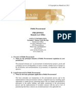 GPG CI PP Philippines - Public procurement