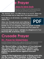 Crusade Prayers