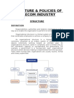Structure & Policies of Telecom Industry
