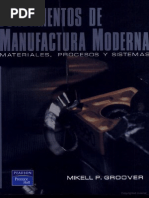 Manufactura Ingenieria Y Tecnologia Kalpakjian