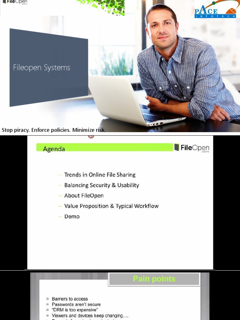Fileopen Systems: Stop Piracy. Enforce Policies. Minimize Risk | PDF