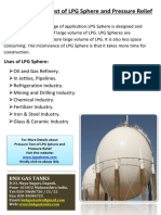 Pressure Test of LPG Sphere and Pressure Relief