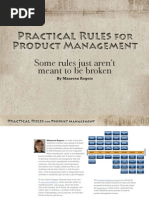 Practical Rules For Product Management