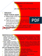 Sistem Perpajakan Di Indonesia Dan Ketentuan Umum Perpajakan (Compatibility Mode)