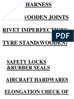 Safety Harness Types Wooden Joints Rivet Imperfections Tyre Stand (Wooden)