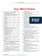 Word Power April 2008