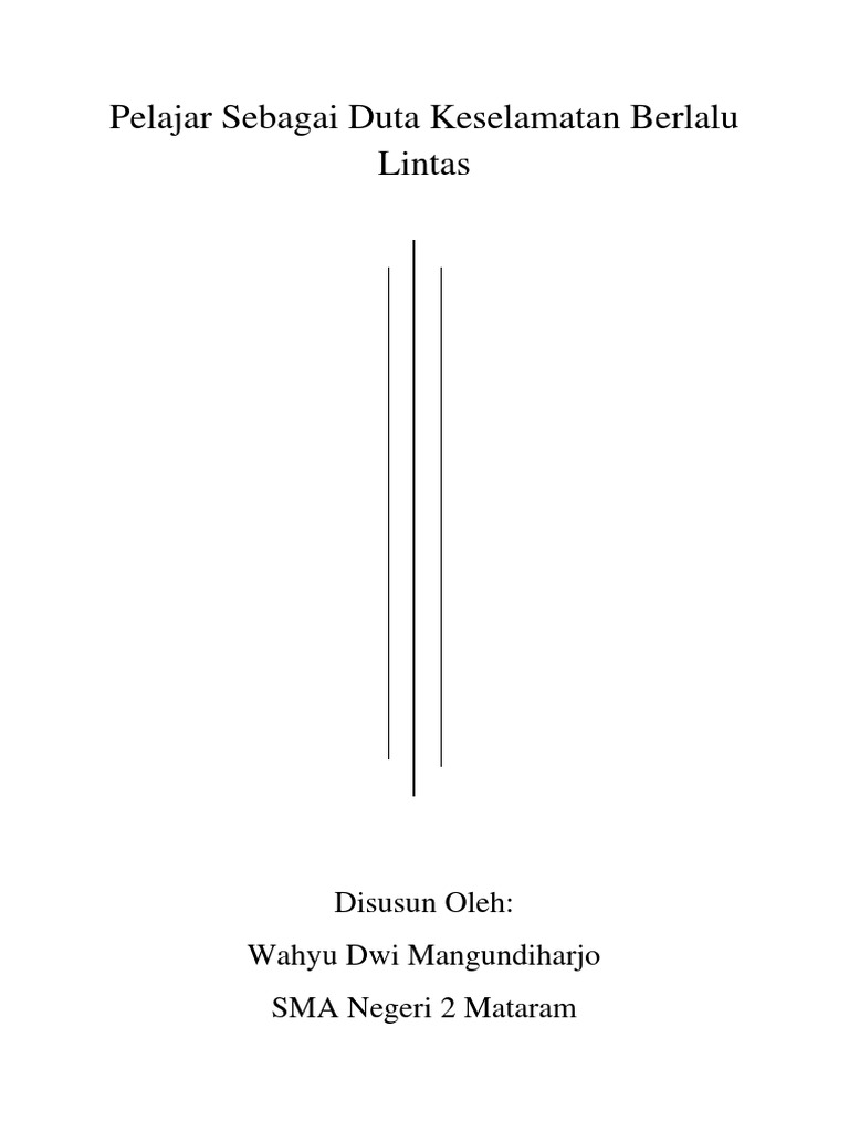 Pelajar Sebagai Duta Keselamatan Berlalu Lintas