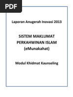 874 Sistem e Munakahat Modul Khidmat Nasihat