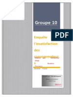 L'insatisfaction Des Consommateurs