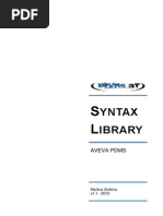 Pdms Syntax Library v1.1 2012