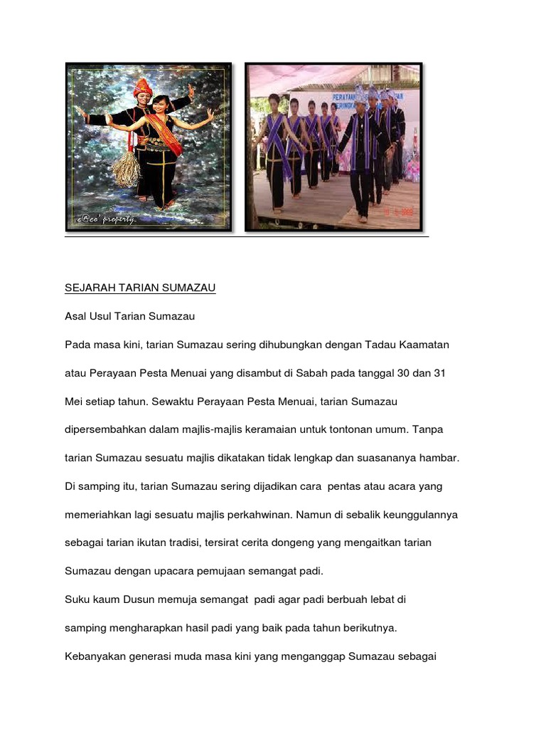 Asal Usul Tarian Sumazau | PDF