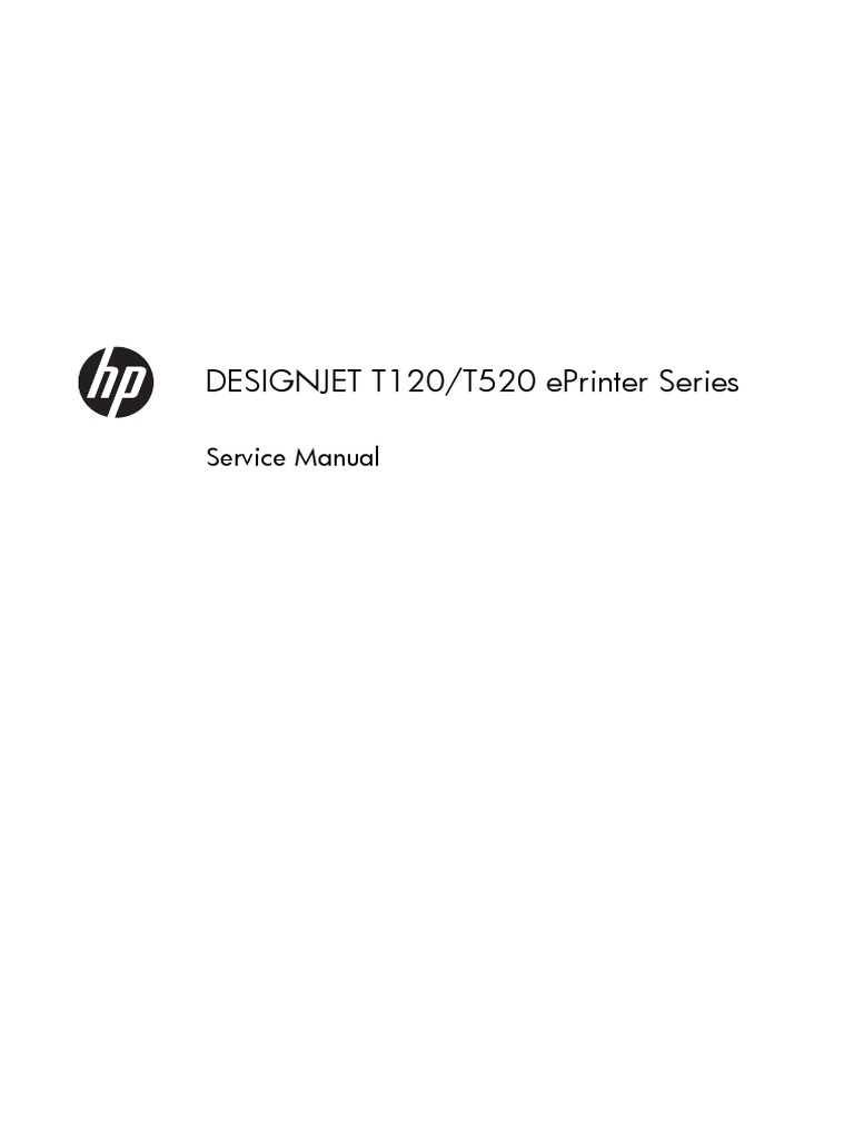 HP DesignJet T120, T520 EPrinter Series Parts and Service Manual | Gear |  Printer (