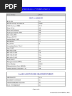 Bonny Light Crude Oil Assay | PDF | Petroleum | Diesel Fuel