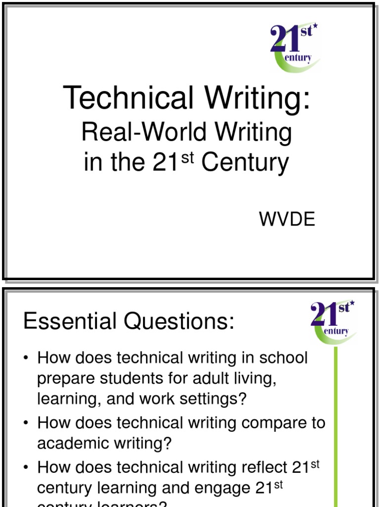 Technical Writing Powerpoint | Information | Competence (Human Resources)