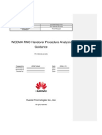 WCDMA RNO Handover Procedure Analysis Guidance