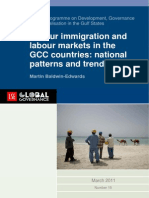 Labour immigration and labour markets in the GCC countries