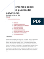 Lo Que Creemos Sobre Los Cinco Puntos Del Calvinismo PDF