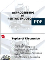 Reprocessing of Pentax Endoscopes