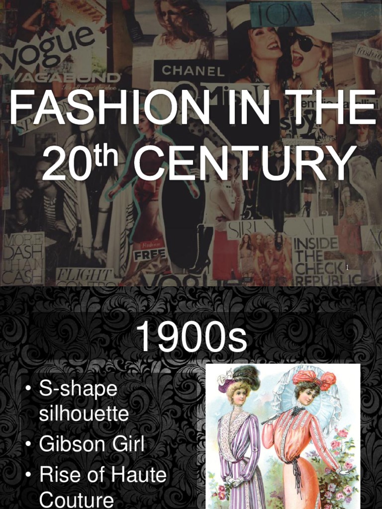 20th Century Fashion Evolution | PDF | Trousers | Suit (Clothing)