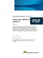 Using Date Effective Patterns AX2012