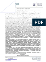 Raport Reuniune de Proiect Portugalia