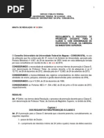 Minuta Atual Ufal Classe e