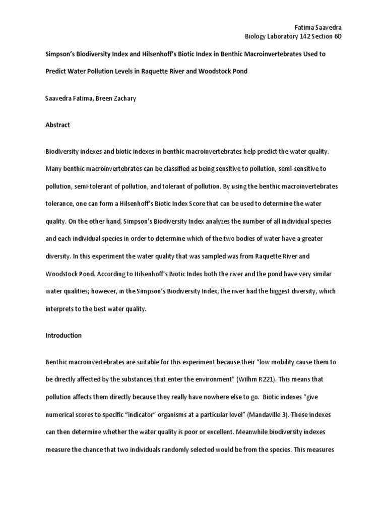 Biodiversity lab essay 08 picture