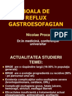 Boala de Reflux Gastro-Esofagian 2013