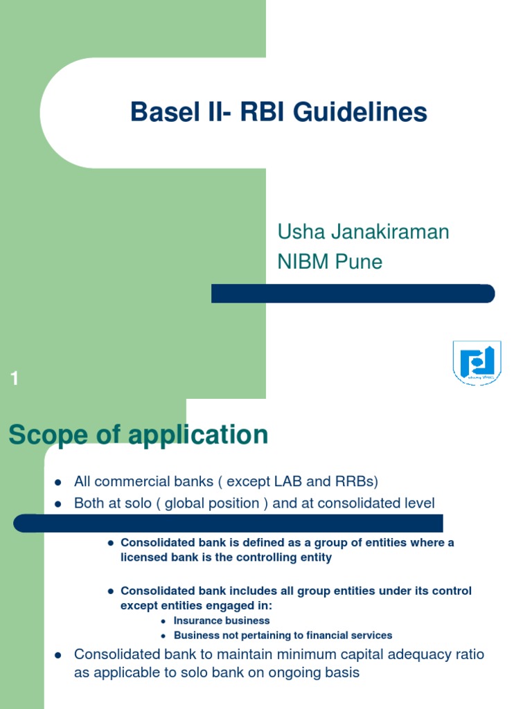 RBI Basel II Guidelines Overview | PDF | Repurchase Agreement | Basel Ii