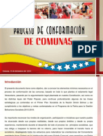 Conformacion de Comunas