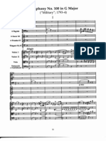 Haydn - Symphony No 100 MVT I (Full Score)