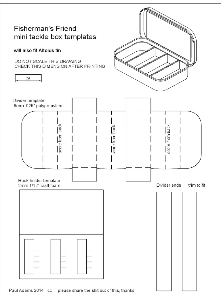 Balsa Crankbait Tools and Materials lists