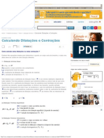 Calculando Dilatações e Contrações - Dilatação Térmica - Colégio Web PDF