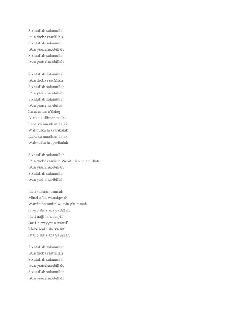 Solatullah Salamullah Pdf