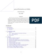 Numerical Derivatives Scilab 2