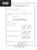 Dingle Oct. 1, 2014, Pretrial Transcript