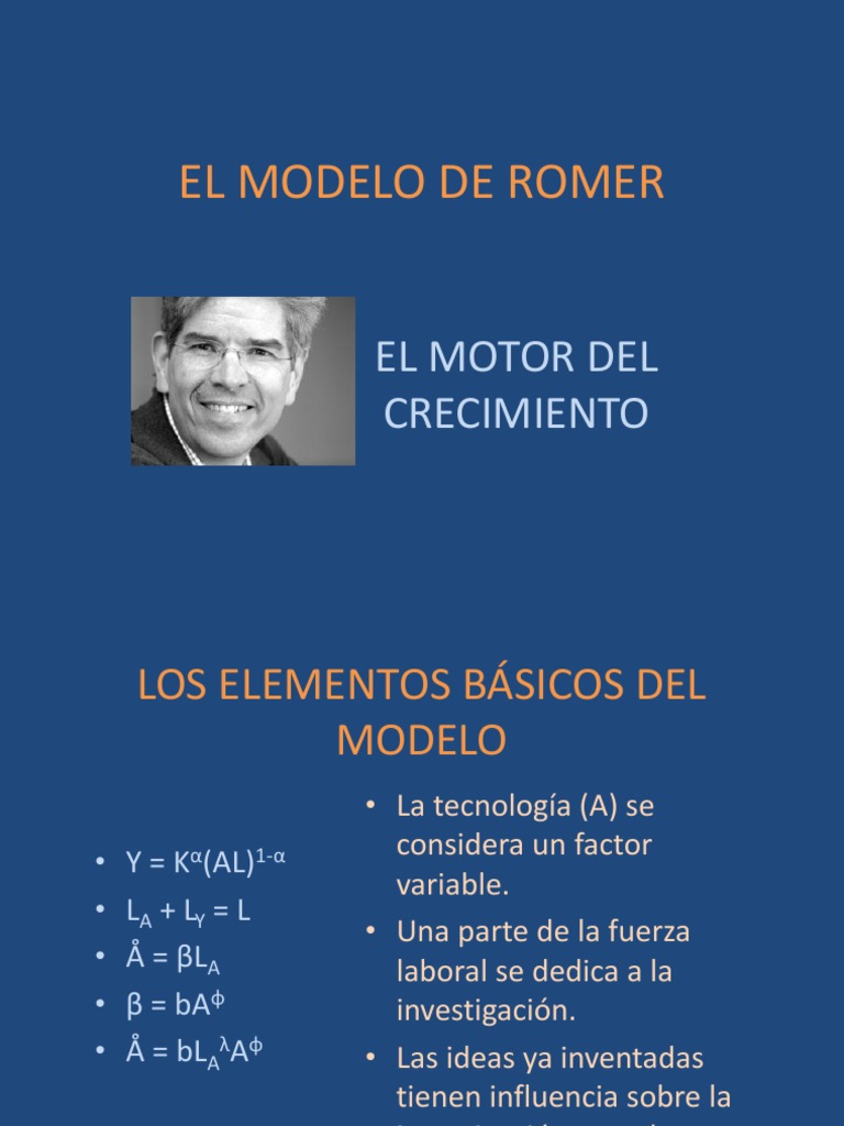 Modelo de Romer y Crecimiento Económico | PDF | Negocios