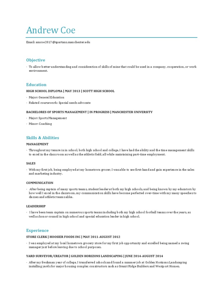 Ess Resume | PDF