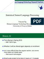 Statistical NLP