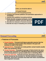 Demand Forecasting - Lecture Notes