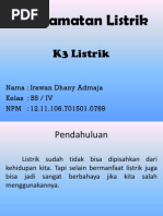 Keselamatan Listrik (K3 Listrik)