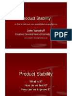 Cosmetic Product Stability PDF