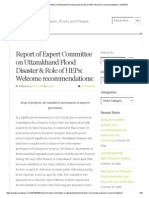 Report of Expert Committee on Uttarakhand Flood Disaster & Role of HEPs_ Welcome Recommendations_ _ SANDRP